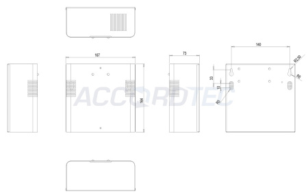 ББП-60 Блок бесперебойного питания ACCORDTEC, 12 В, 6 A